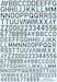 Numbers & letters Black RAF code (10, 12 & 14mm)