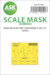 Masking Set English Electric Lightning F2A (Airfix) Single sided