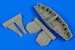 P51D Mustang Wheel bay set with doors (Hobby Boss)