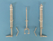 Messerschmitt BF109 Landing legs (Trumpeter)