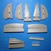 Reggiane Re2002 Corrected Spine and control surfaces (Italeri)