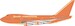 Boeing 747SP Braniff International Airways N606BN with keyring