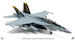 F18F Super Hornet US Navy, VFA-103 Jolly Rogers, 75th Anniversary, 2018