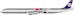 Douglas DC8-73CF Flying Tigers N4865T Polished With Stand