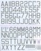 RAF 48" x 30" Bomber squadron code Letters & numbers Medium Sea grey