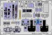 Detailset EA18G Growler Interior Self Adhesive (Italeri)