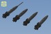 MK82 Snakeye 500lb bomb with MK15 Mod IV fin (6x) With Stencils