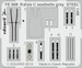 Detailset Rafale C Seatbelts -grey- (Revell)