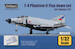 F4 Phantom II Hard Wing flap down set (Tamiya F4E/F4EJ)