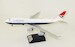 Boeing 747-400 British Airways / Negus livery "100 year anniversary" G-CIVB with stand