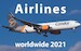 Airliners worldwide 2021Calendar