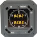 B737 Chronometer orange digits.