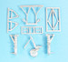 Junkers Ju88 Landing Gear and engine supports (ICM/Special Hobby/Revell/Hasegawa)