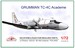 Grumman TC-4C Academe (US Navy (2 options) & US Marines Corps)
