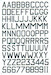 RAF Squadron Code Letters & Numbers Medium Sea Grey