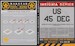 US 45 degree letters and numbers 24" (156)