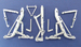 Tupolev Tu22M Backfire Landing Gear (replacement for 1/72 Trumpeter)
