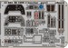 Detailset Messserschmitt Bf109F-4 Interior Self adhesive (Hasegawa)