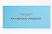 Passenger Flight Log Book - Blue