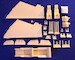F/A-18B Hornet Tailfin conversion and Cockpit set
