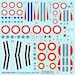 Messerschmitt Bf 109, Bf110 & Me262 in French colours (4 schemes)