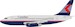 B737-200 (Canadian Airlines) C-GCPY With Stand