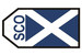 Scotland Flag Bag Tag