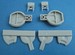 Vampire FB MK9 Main wheel wells and doors (Trumpeter)