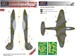 Gloster Meteor F MK3 Camouflage Painting Mask
