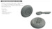 Spitfire MKVc Wheels (Airfix)