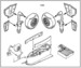 F84G Thunderjet Undercarriage set (Tamiya)