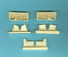 OV1 Mohawk Main Wheel wells set (For Roden)