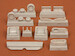 Mikoyan Mig21bis Fishbed Wheel bays+wheels for Zvezda kit