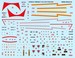 Stencils & markings Mirage F1 B, C, CR & CT