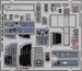 Detailset Messerschmitt ME262B Schwalbe Interior -Self Adhesive (Trumpeter)
