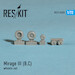 Dassault Mirage IIIB/C Wheels set (Heller)