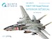 Grumman F14D Tomcat Interior 3D Decal for Tamiya