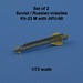Set of two Kh23m Missiles (AS-7 Kerry) with APU69 Launcer