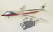 Boeing B747-100 Braniff International Airways N9666 Polished With Stand