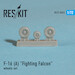 F16A Fighting Falcon Wheels set
