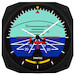 10" Artificial Horizon Instrument Style Clock