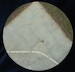 Round concrete aircraft display base