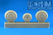 Suchoi Su17/Su22 Fitter wheel set