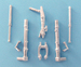 Mikoyan Mig21 Fishbed Landing Gear (replacement for 1/48 Eduard)