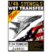Wet Transfer stencils and RBF tags for F14A Tomcat (Hasegawa/Eduard)