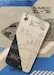 Keychain made of real aircraft skin: Ilyushin IL76 UR-UCQ white/blue