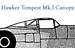 Tempest MK1 Canopy (2x including door)