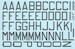 RAF Code letters and Numbers 30"(Medium Sea Gray)