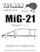Mikoyan MiG21MF/Bis Canopy (Academy)