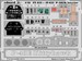 Detailset P40E/K Interior Self Adhesive (Italeri)